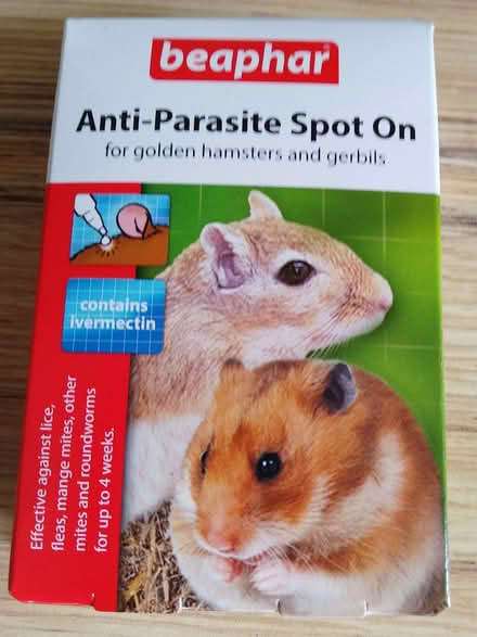 Photo of free Anti-parasite treatment for hamsters and gerbils (Lexden CO3) #1