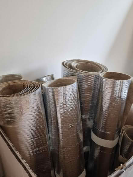 Photo of free Silver-backed acoustic underlay for laminate flooring (Coleridge Ward CB1) #1