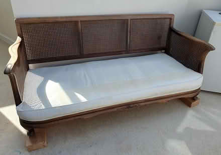 Photo of free Antique rattan sofa (BA3 4XJ Chilcompton village) #2