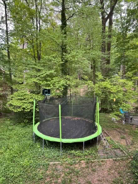Photo of free Trampoline with side netting (Hollin Hills) #3