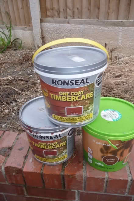 Photo of free Fence paint (Kirk hallam, Ilkeston DE7) #1