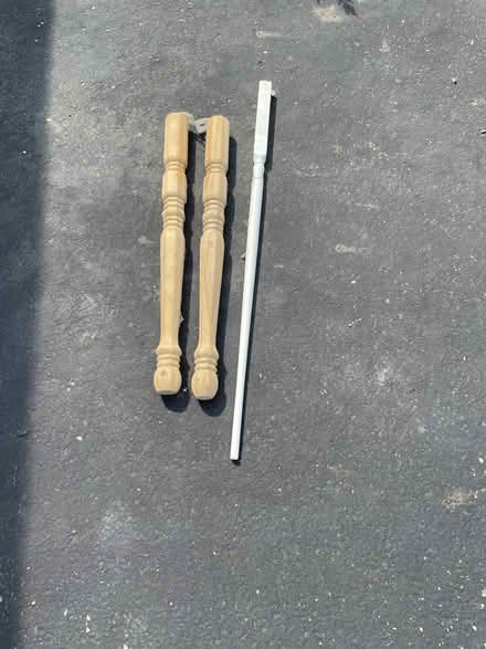 Photo of free Table Legs; 10ft piece of trim (Westerville) #1