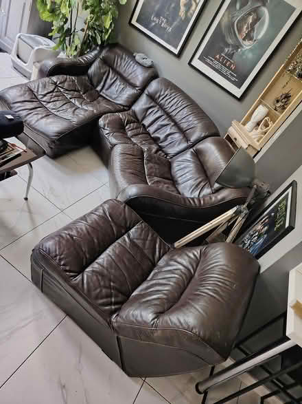 Photo of free Leather lounge suite (Folkestone CT19) #1