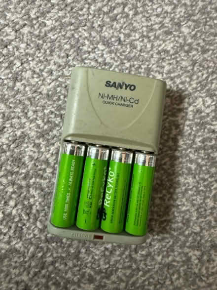Photo of free Rechargeable charger and batteries (Horsforth (LS18)) #1