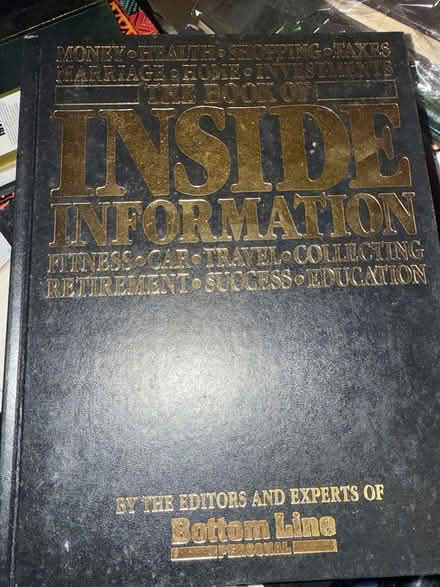 Photo of free Book of inside information (Livingston, NJ) #1