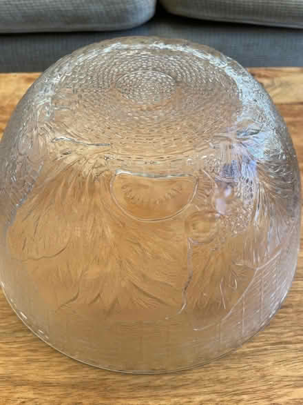 Photo of free Glass punch bowl (Golden Green TN11) #2