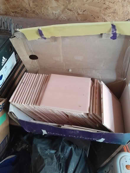 Photo of free Pink bathroom tiles (Horsham) #1
