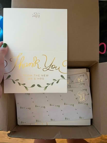 Photo of free Wedding thank you cards (TW2) #1