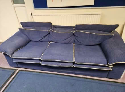 Photo of free Blue sofa (Charlton, SE7) #1