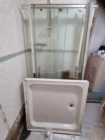 Photo of free Corner shower walls, doors and tray (Coleridge Ward CB1) #1