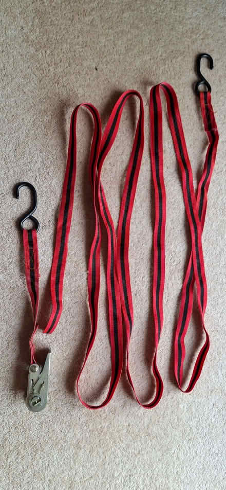 Photo of free Webbing strap with hooks and ratchet. (Lower Broadheath WR2) #1