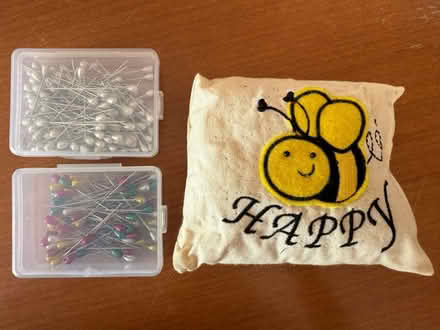 Photo of free Large sewing pins and pin cushion (LU2) #1