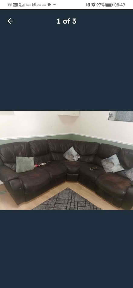 Photo of free 5 seat corner sofa (Armley LS12) #1