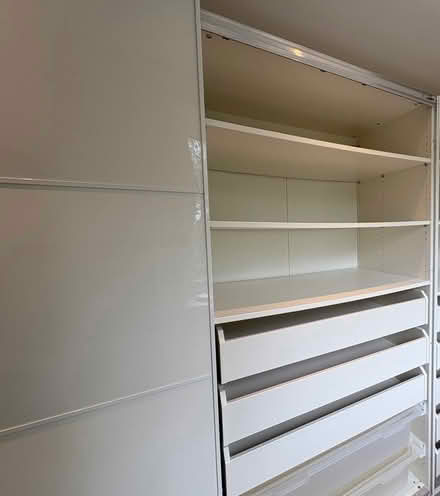 Photo of free Large white IKEA double wardrobe (Oadby Lodge Farm LE2) #1