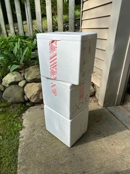 Photo of free Small Styrofoam Coolers/Shippers (Sugarloaf Lake, Chelsea) #1