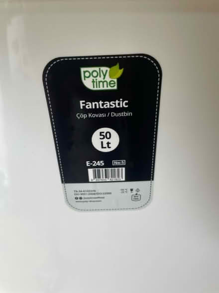 Photo of free 50 litre white bin (Camborne) #3