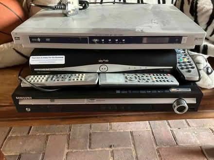 Photo of free 2x DVD players + SKY box (loughborough LE114TE) #1