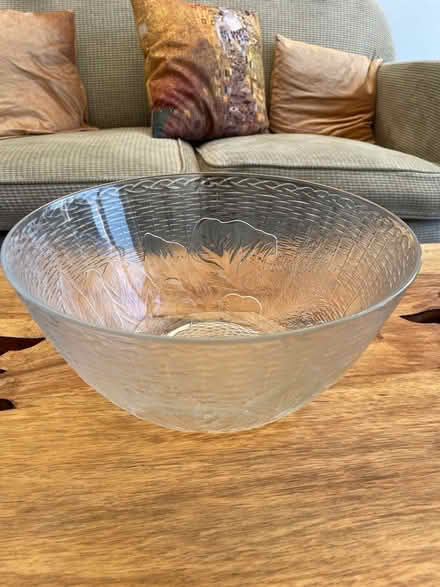 Photo of free Glass punch bowl (Golden Green TN11) #3