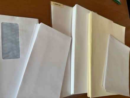 Photo of free Paper and envelopes (LU2) #2