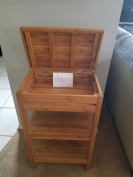 Photo of free Bamboo Bath storage (Mahwah) #1