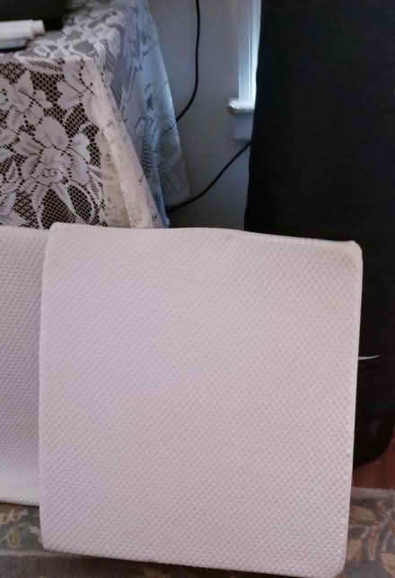 Photo of free Back and knee cushions 22" sq (Fordham Rd Bronx.) #2