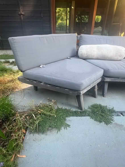 Photo of free Outdoor couch (Deer Park, Fairfax) #1