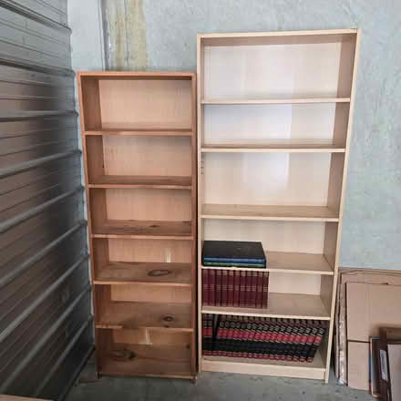 Photo of free Tall Wood Book Shelves (877 Independence Avenue) #1