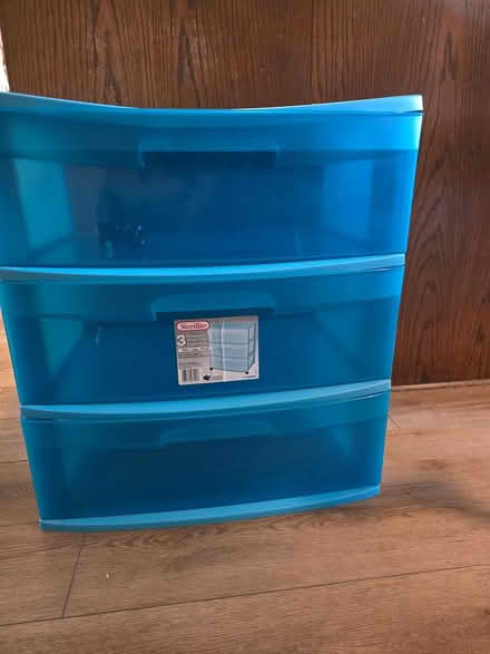 Photo of free Plastic 3 drawer (Manville, NJ) #1