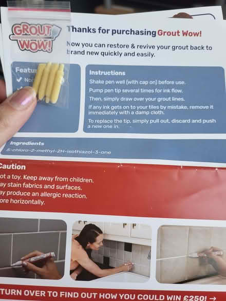 Photo of free Grout pens (Shirley B90) #2