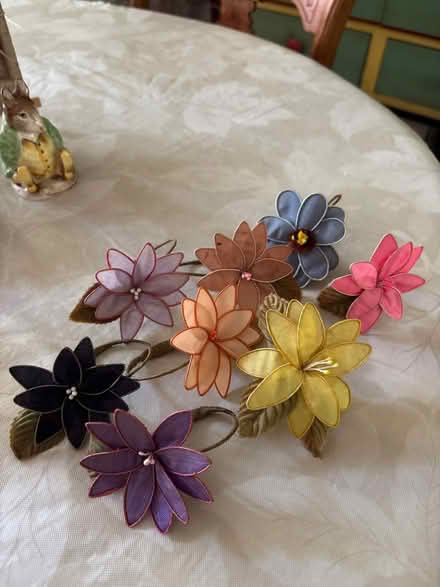 Photo of free Flower napkin rings (Ossining) #1