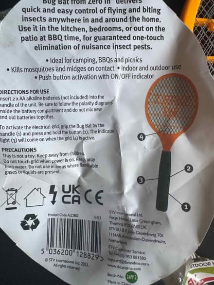 Photo of free Tennis racket fly swatter (Woodlesford, LS26) #2