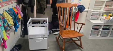 Photo of free File cabinet & rocker (Oak Park Ave & Madison) #1