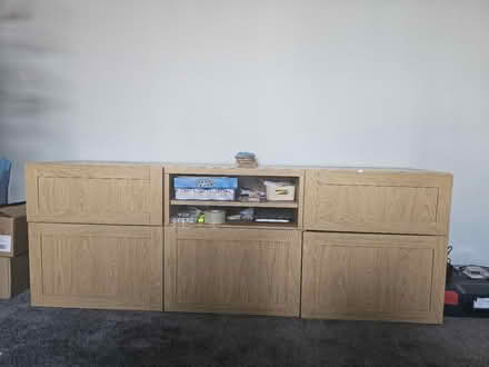 Photo of free Wooden living room cabinet (Kerri B65) #1