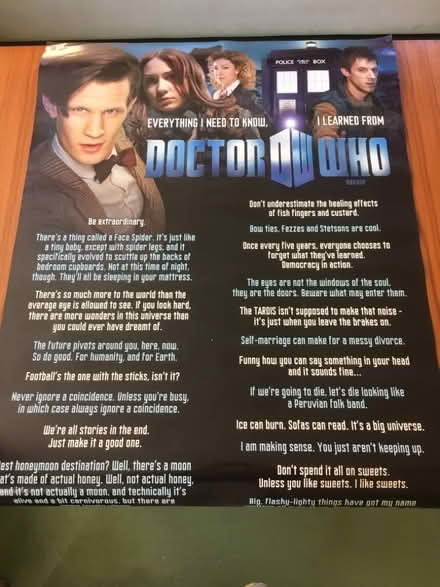 Photo of free Doctor Who posters (Cromford DE4) #1