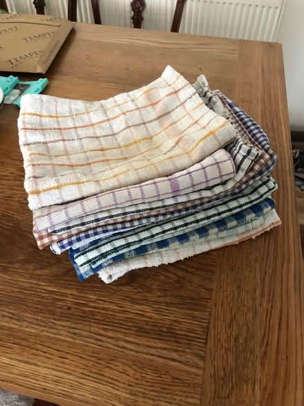 Photo of free 14 old tea towels- animal use? (Alverstoke PO12) #1