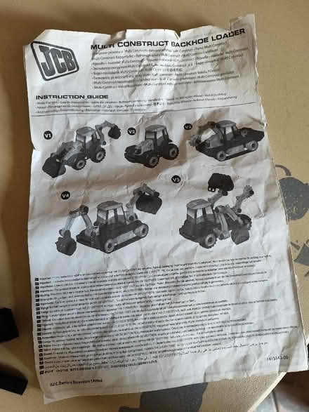 Photo of free Construction toy. JCB backhoe loader. (Northwick WR3) #2