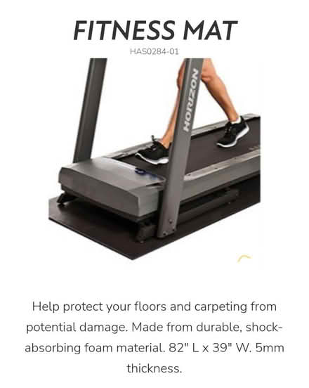 Photo of free Equipment Mat for Treadmill etc (River Road Merrimac) #1