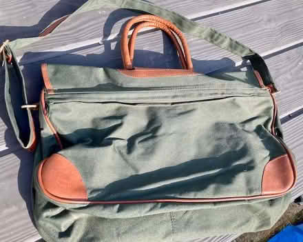 Photo of free Laptop/work bag - green fabric (Aldrington BN3) #3