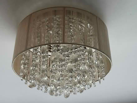 Photo of free NEXT Crystal Pendant Ceiling Lamp (Hatching Green AL5) #2