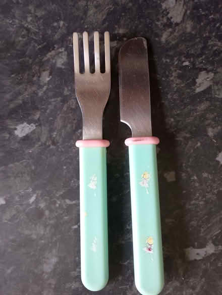 Photo of free Toddler cutlery two parts (Fords Farm RG31) #1