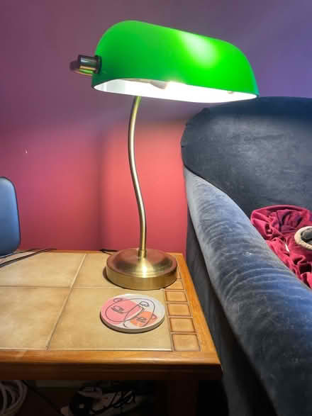 Photo of free Green glass light (Ruskin Park SE5) #3