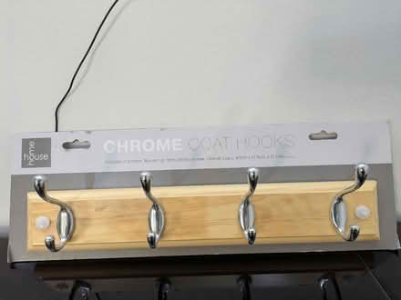 Photo of free Chrome coat hooks (Mossley Hill L18) #1