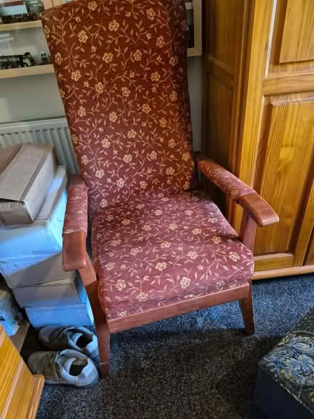 Photo of free A pair of armchairs. Free collection. Great for upcycling (Aller Cross TQ12) #1