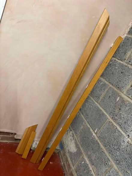 Photo of free MDF oak effect kitchen plinth and pelmet (Peachcroft OX14) #1