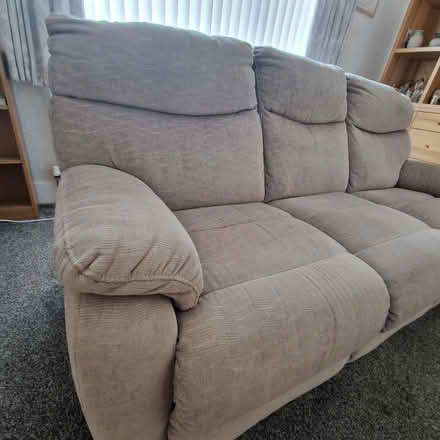 Photo of free 3 seater grey sofa and chair (Handsworth S13) #2