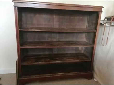 Photo of free Walnut bookcase (Weston Park) #1