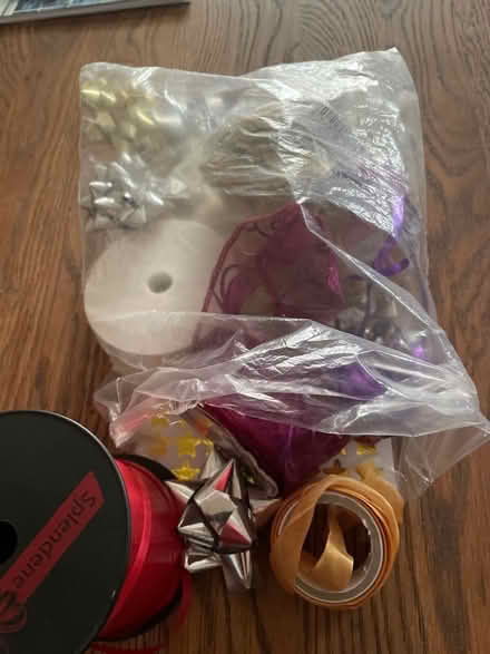 Photo of free Various ribbons and bows (Golden Green TN11) #2