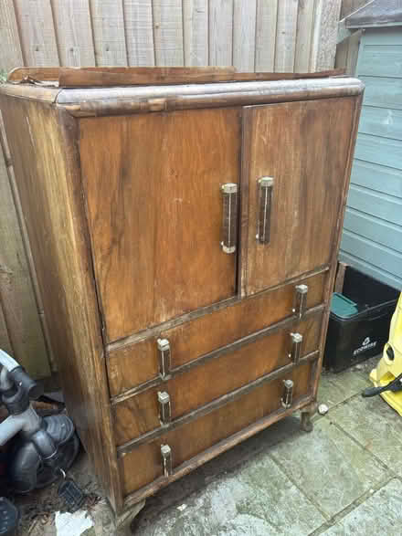 Photo of free Old wooden cocktail cabinet (Cw2 5dw) #1