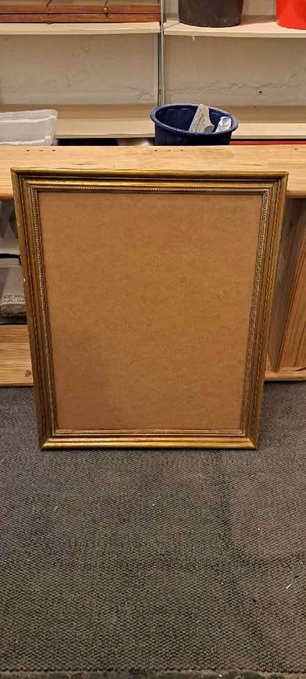 Photo of free Gold wooden picture frame (Bath) #1