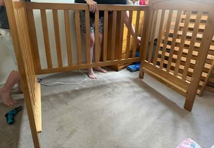 Photo of free Babies Cot and Change table (Thirroul) #3